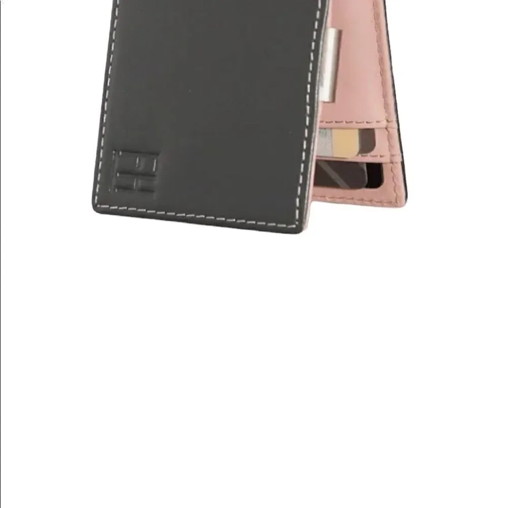 Leather Wallet Money Clip Forrest & Harold Signature Slim RFID NIB